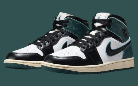 Air Jordan 1 Mid “氧化绿”现已上市（2024年6月）