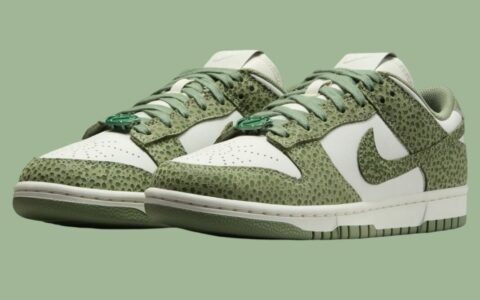 Nike Dunk Low Safari “Oil Green” 2024秋季发布