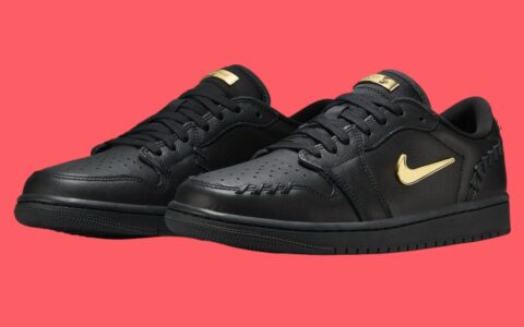 Air Jordan 1 Low 制作方法 “黑色/金属金” 现已上市（2024年7月）