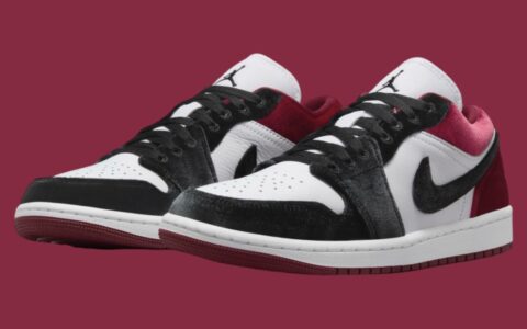 Air Jordan 1 SE 丝绒“黑/健身红”将于2024年秋季发布