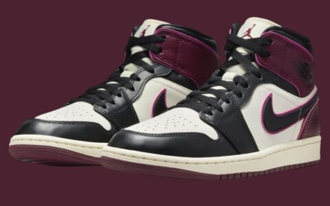 Air Jordan 1 Mid “Bordeaux” 现已上市（2024年7月）