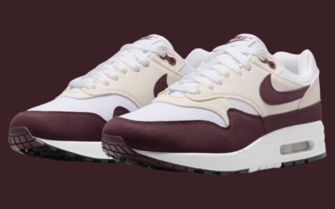 Nike Air Max 1 “Night Maroon” 2024秋季发布。