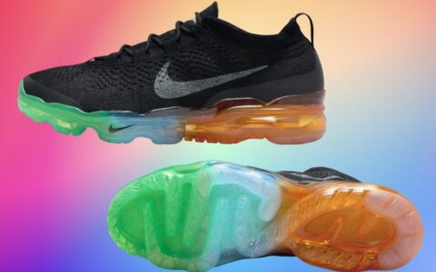 Nike Air VaporMax 2023 Flyknit “黑色/多彩鞋底”2024年8月发售