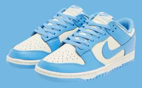 Nike Dunk Low “Coconut Milk/University Blue”将于2024年秋季发售。