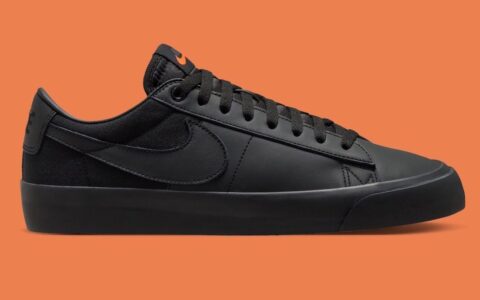 Nike Zoom SB Blazer Low Pro GT ISO“全黑”2024年秋季发布