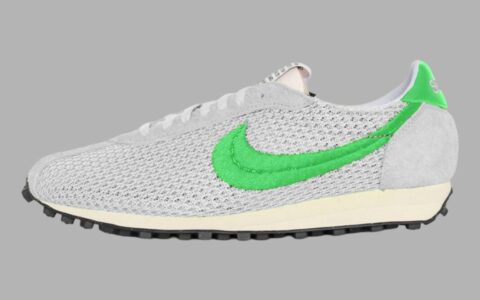 Stussy x Nike LD-1000 “Particle Grey/Green Spark” 2024秋季发布