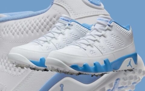 Air Jordan 9 Low Golf “University Blue” 将于2024年8月发售