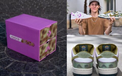 Alexis Sablone联名款Nike SB x Converse双鞋套装限量500双