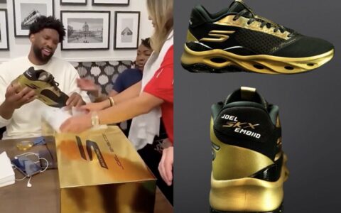 Skechers赠送Joel Embiid SKX Float “Gold Medal” PE特别版