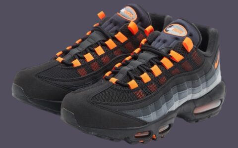 Nike Air Max 95 “Black/Hyper Crimson” 将于2024年秋季发售