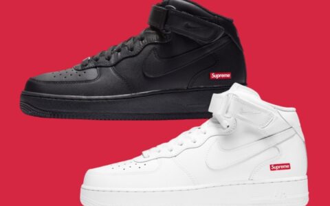 Supreme x Nike Air Force 1 Mid 将于2024年秋季发布