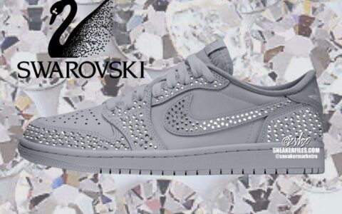 Swarovski x Air Jordan 1 Low OG “Stealth” 将于2024年5月发售，售价$1,000