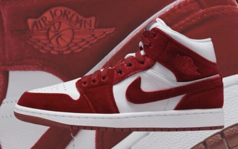 Air Jordan 1 Mid “Red Velvet” 将于2024年假日季发布