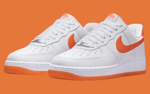 Nike Air Force 1 Low “Safety Orange” 将于2024年秋季发布。